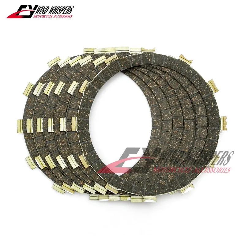 6XPCS Motorcycle Friction Clutch Cork Disk plates For Yamaha XV400 Virago 1989-1994 XVS 400 Drag Star 2001-2016 XV500 XV535 |