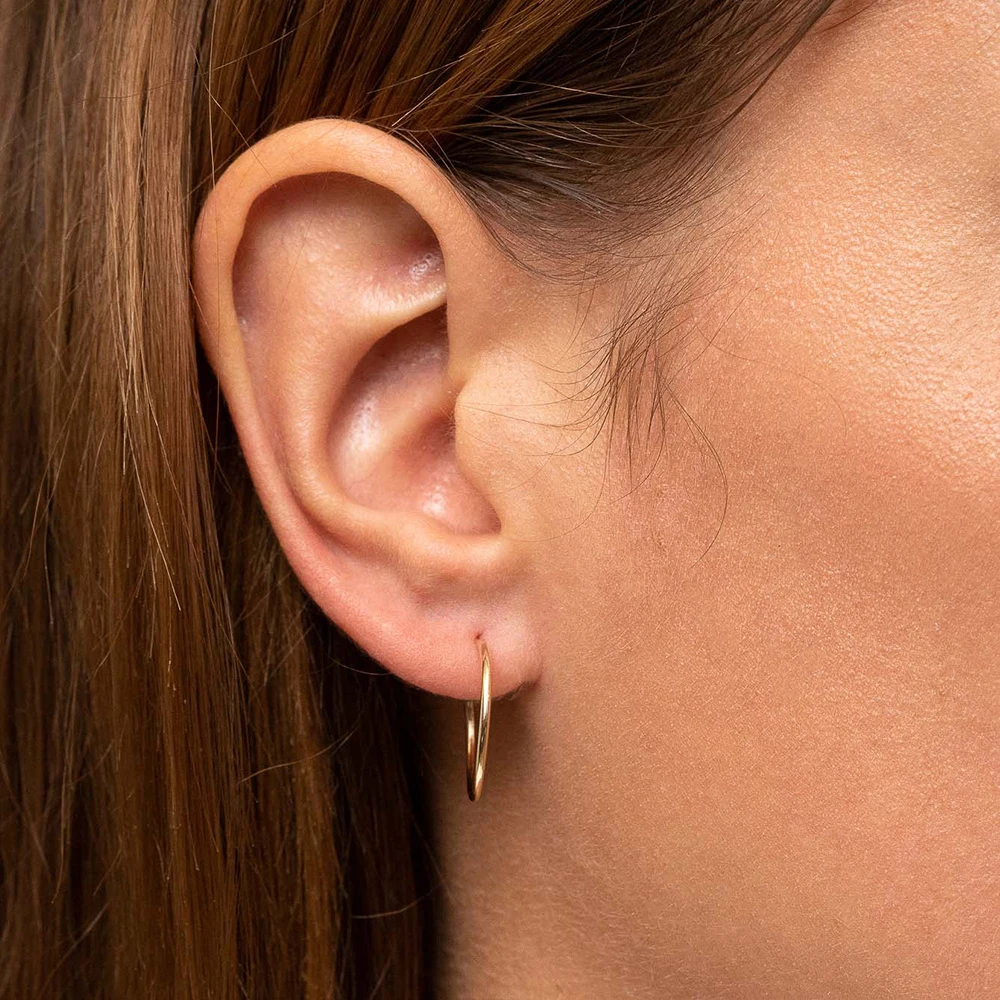 E Manco большие серьги кольца из нержавеющей стали женские Ушные Кольца Круглые