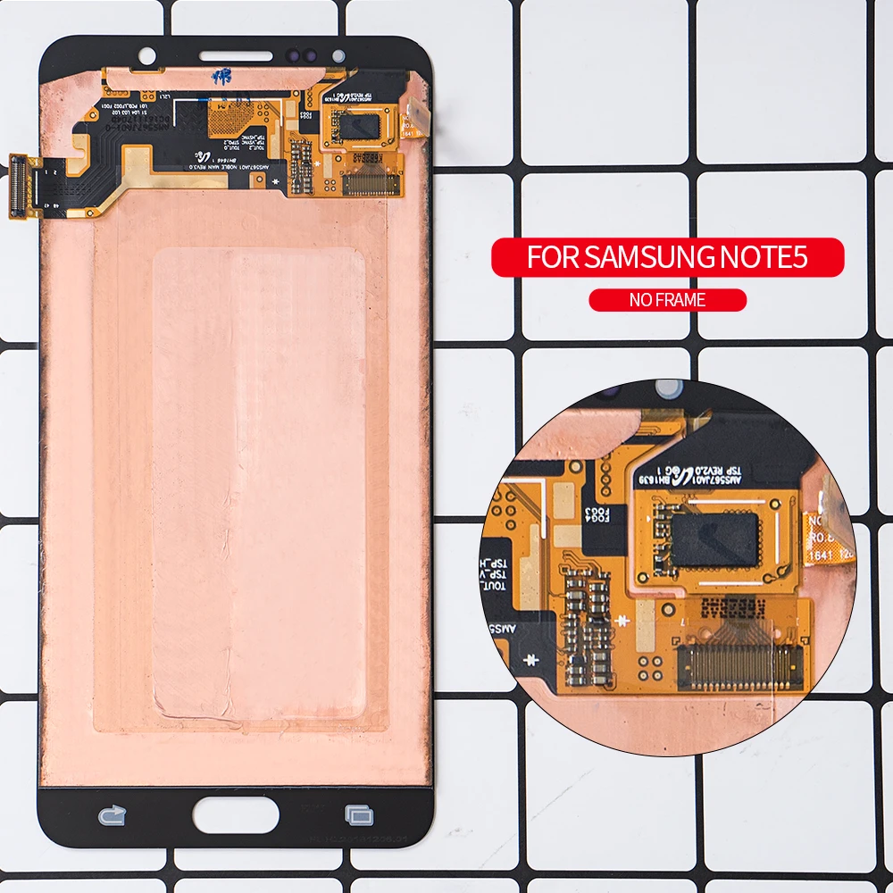 Оригинальный ЖК-дисплей Note 5 Amoled 7 дюйма для SAMSUNG Galaxy N920 N920F N920A N920C сенсорный экран