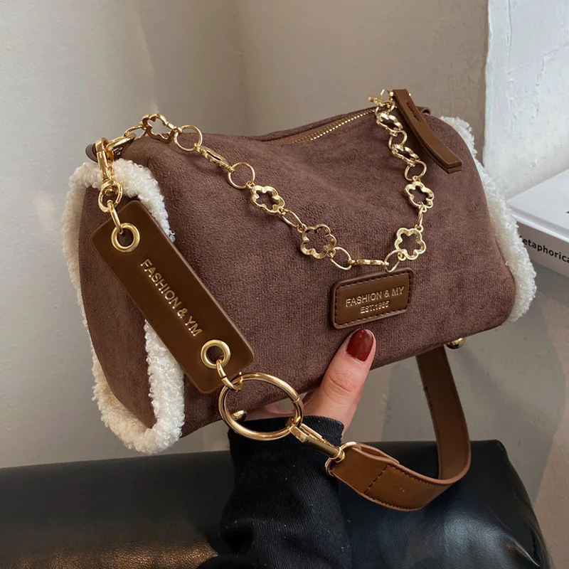 

Trend Ladies Chain Shoulder Bags Luxury Designer Handbags 2021 Women Brand Crossbody Bags Fashion Personality Shopper Bag Female