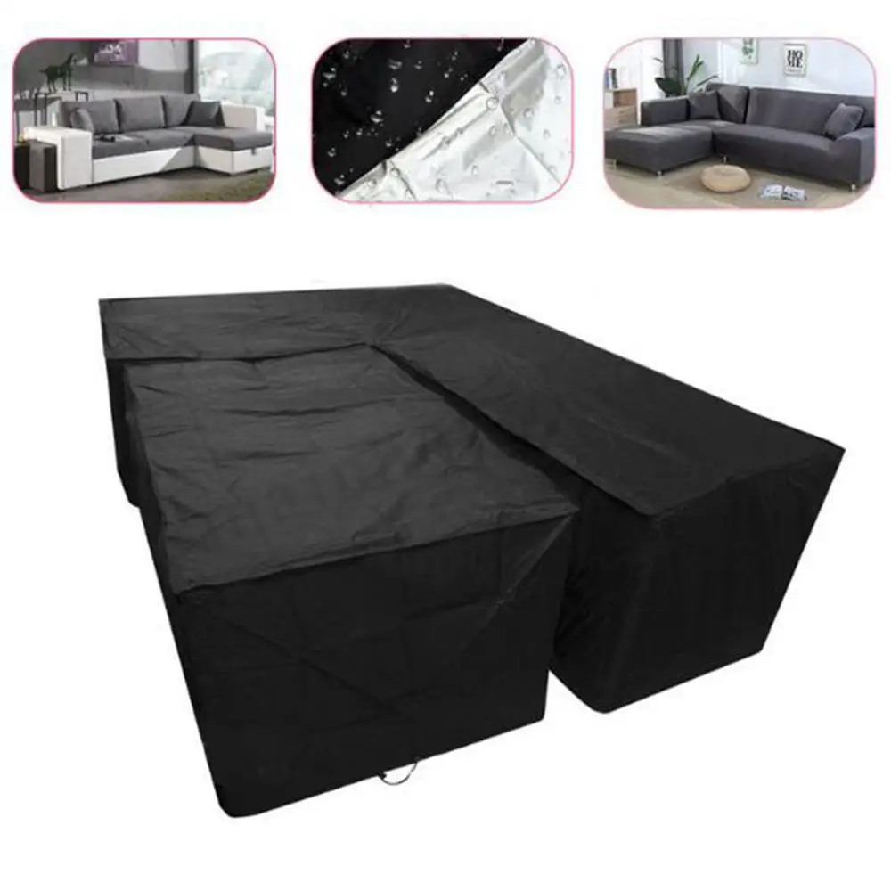 Водонепроницаемые чехлы для мебели L образной формы защитный чехол внутреннего