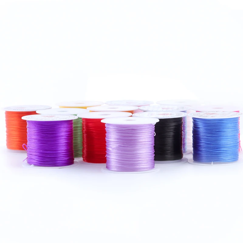 

Colorfast Colorful Strong Stretchy Elastic Ropes Crystal String Cord Beading Wire Thread Diy Jewelry Bracelets Necklace Making