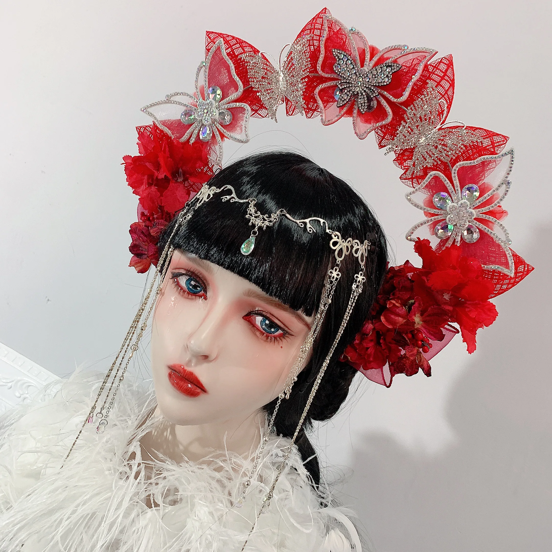 Головной убор с изображением королевы бабочки для женщин аксессуары свадьбы