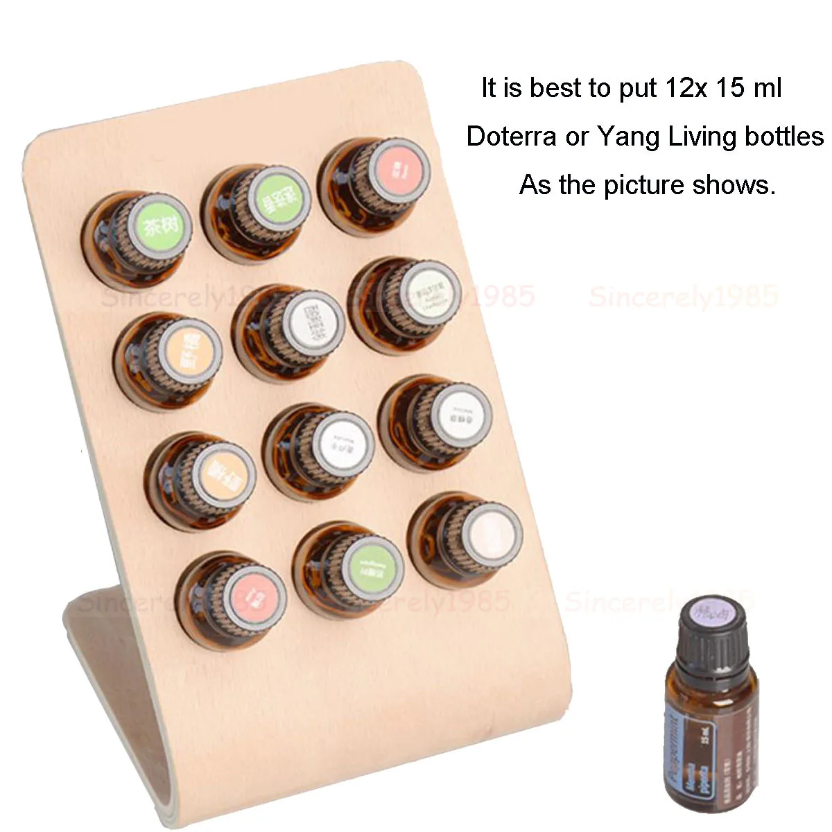 Стойка-органайзер для хранения эфирного масла с 12 отверстиями | Красота и