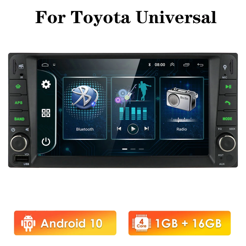 

Android 9 Car GPS Navigation Player for Toyota Universal RAV4 COROLLA VIOS HILUX Terios Land Cruiser Tundra Camry HIACE 4RUNNER