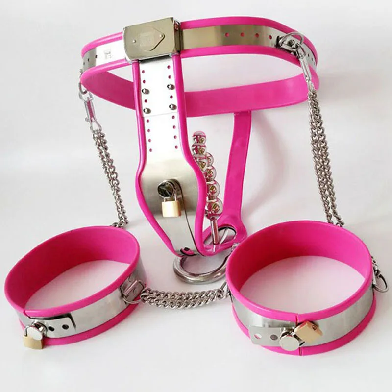 4 шт./компл. Нержавеющая сталь женский пояс верности Вагина Анальная затычка