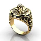 Кольцо в готическом стиле с изображением животного