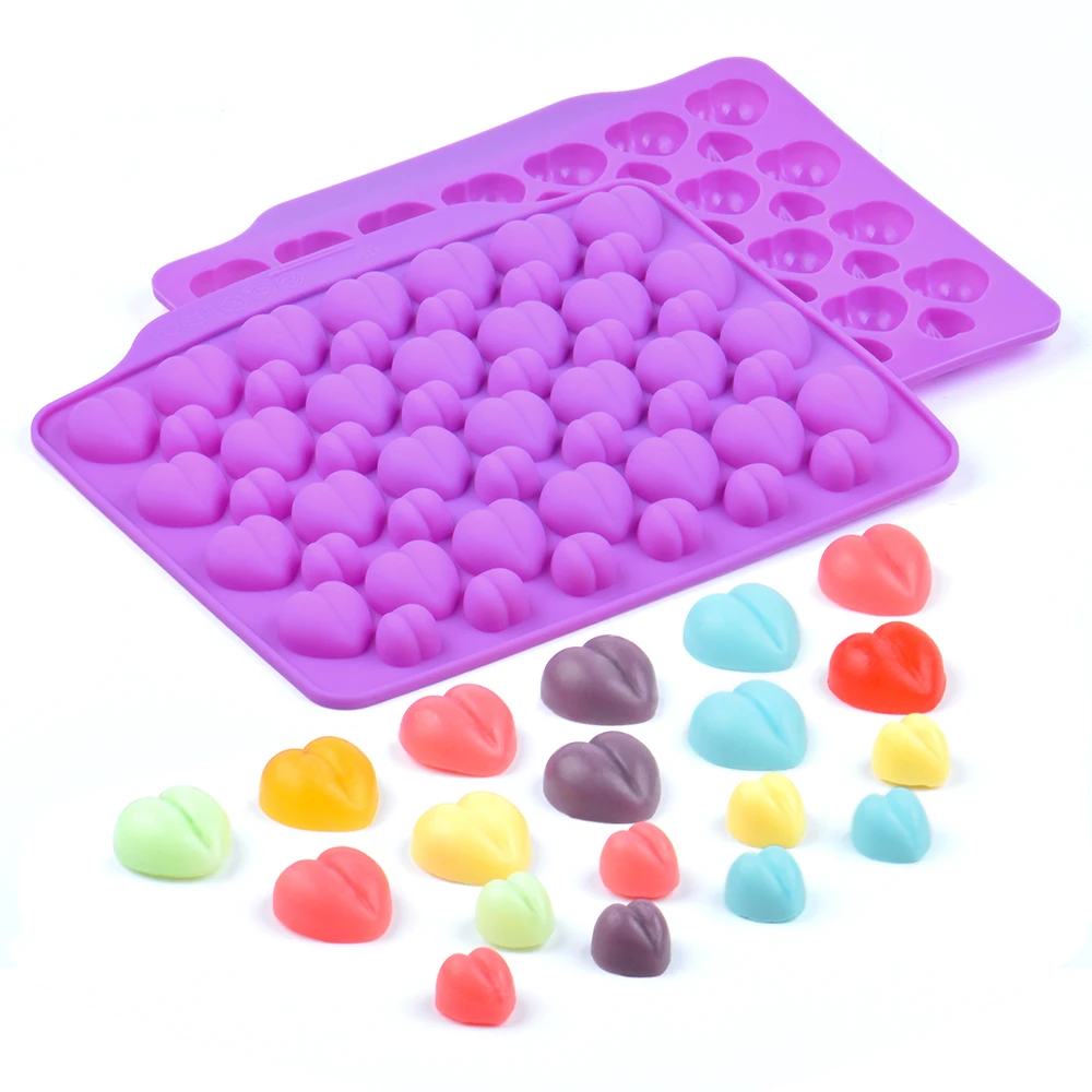 Силиконовая форма SJ в форме сердца 3d формы для шоколада рождественские конфеты