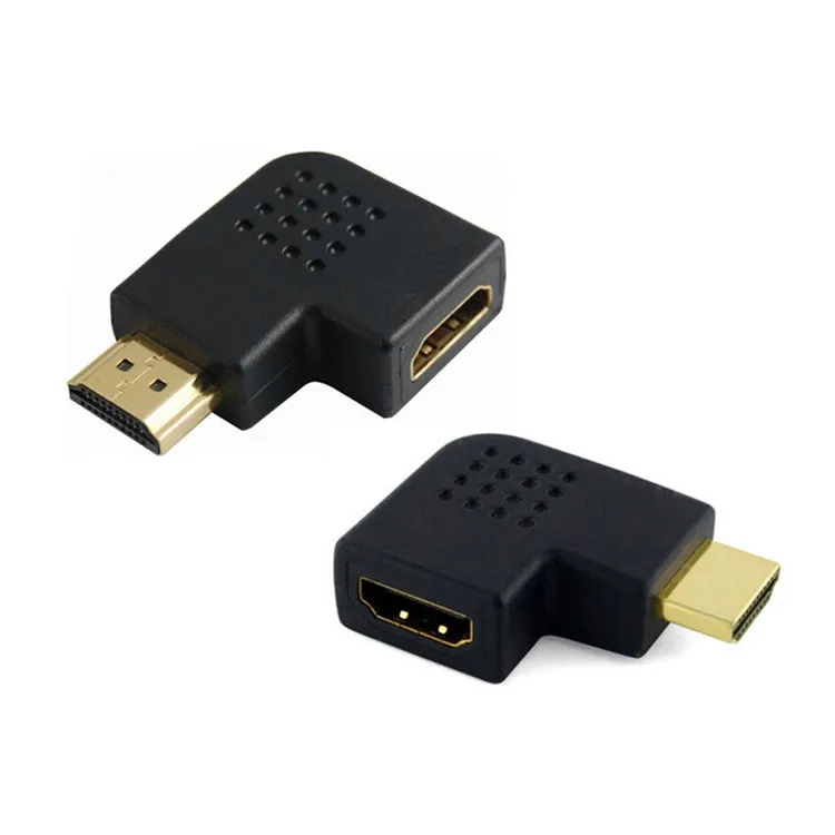 HD ТВ мужчин и женщин 90 градусов 270 правый угол HDMI совместимого адаптера