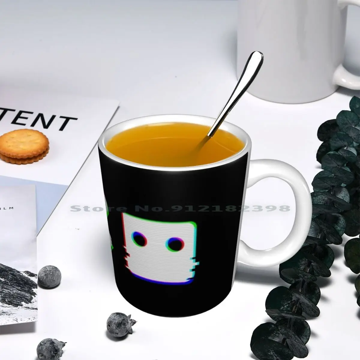 Керамические кружки Love Death и Robot с блестящим эффектом кофейные чашки Кружка для