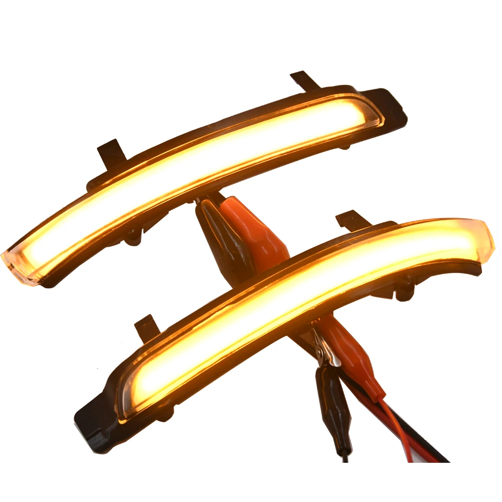 

2PCS For Skoda Octavia 2009-2013 SUPERB 2008-2014 Dynamic LED Turn Signal Blinker Mirror Flasher Light