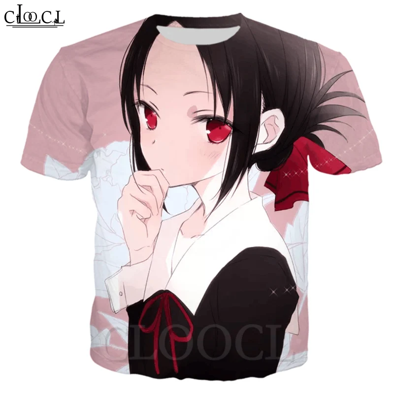 Футболка CLOOCL с аниме Kaguya Sama Love Is War мужские и женские толстовки 3D принтом модные