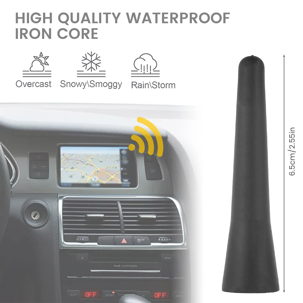 Автомобильная антенна для короткого радиоприемника маленькая универсальная