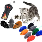 Плюшевая имитация, искусственная плюшевая мышь, кошка, устойчивая к царапинам, Интерактивная мышь, игрушка для кошек, котят, Прямая поставка