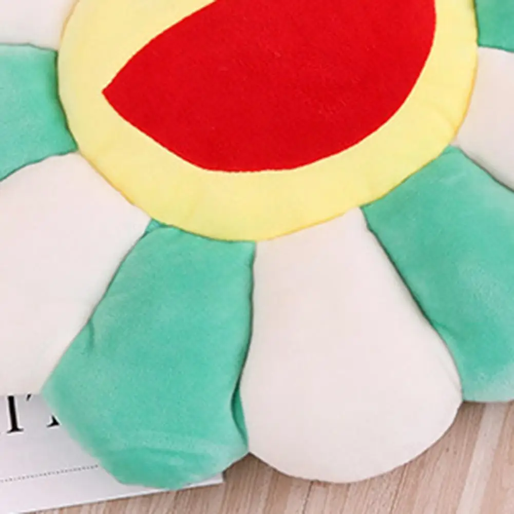 

Sunflower Plush Toy Soft Decorative Home Cushion Doll Cushion Stuffed Plush Sofa Indoor Floor Home Decor Winter Children Girls