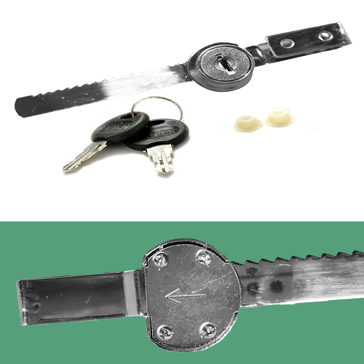 Practical Lock Cabinet Sliding Glass Door Locks With 2 Keys For Reptile Breeding Box Showcase Display Case | Безопасность и защита