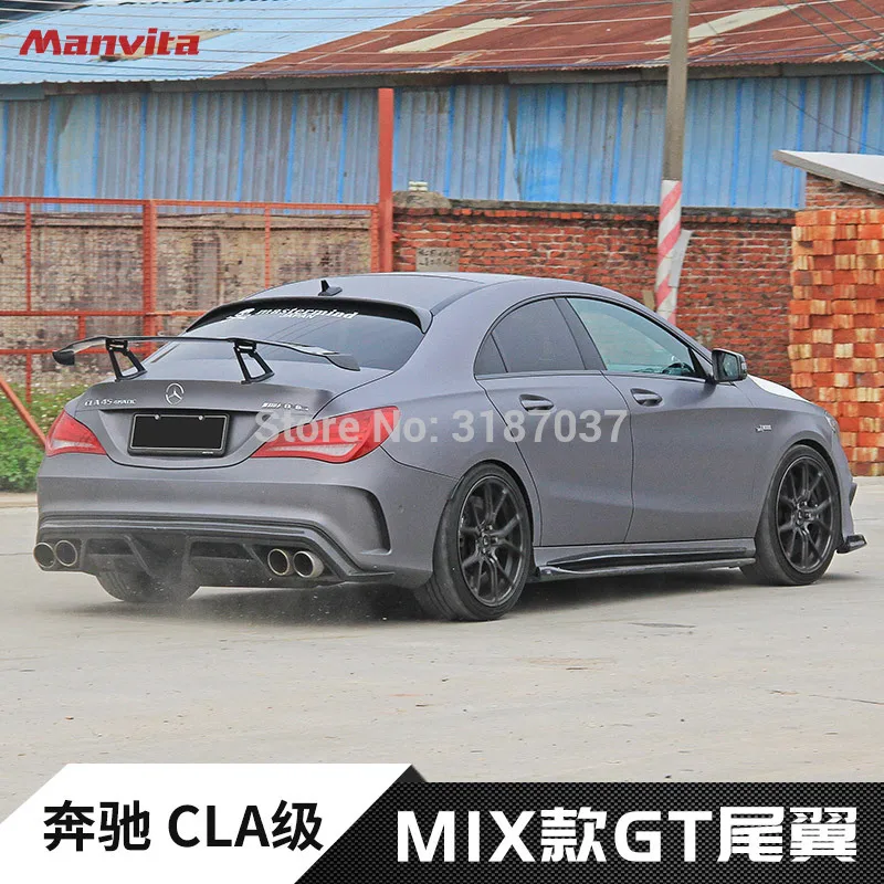 

For Mercedes-Benz CLA W117 CLA180 CLA200 CLA250 CLA260 Carbon Fiber Rear Roof Spoiler Wing Trunk Lip Boot Cover Car Styling