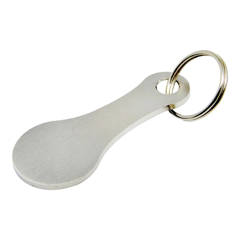 

Metal DIY Shopping Trolley Tokens Couple Key Chains Decorative Key Hook Keyrings Aluminum Alloy Key Ring Holder Keychain