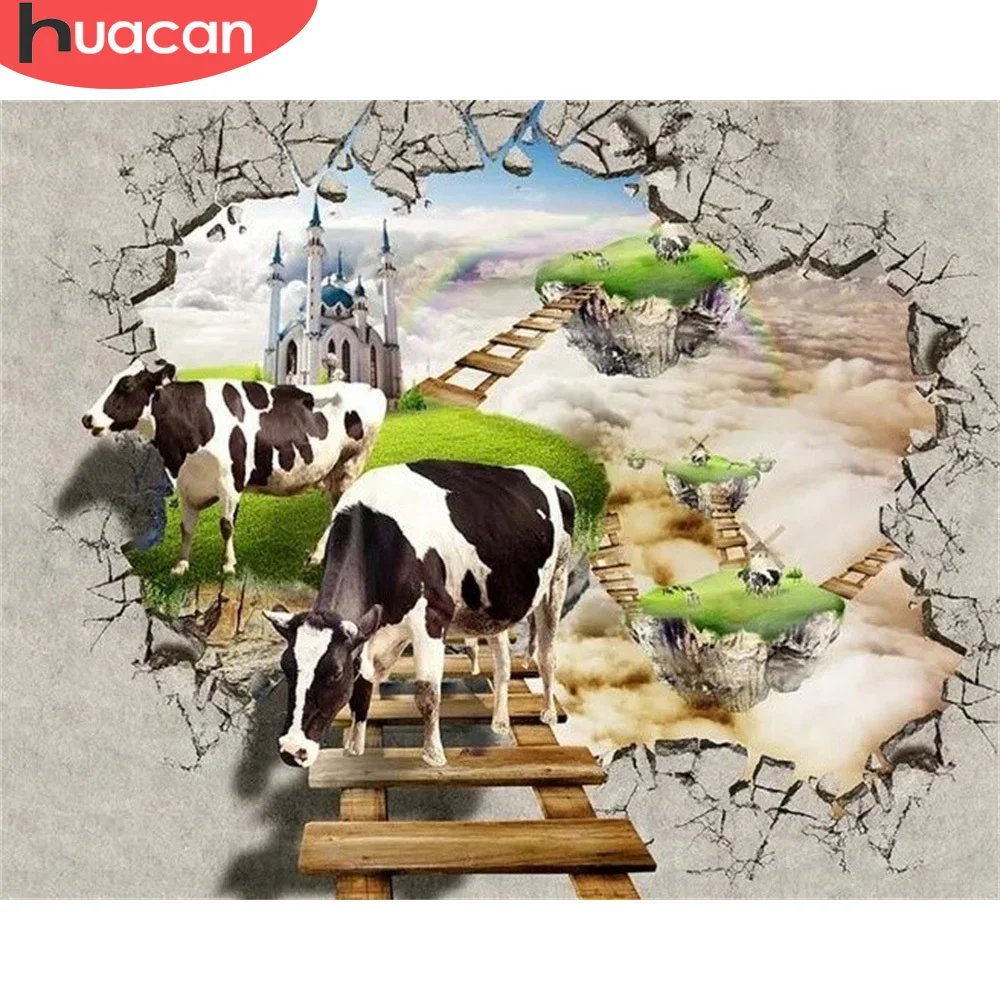 Набор для рисования по номерам на стену с животными | Дом и сад