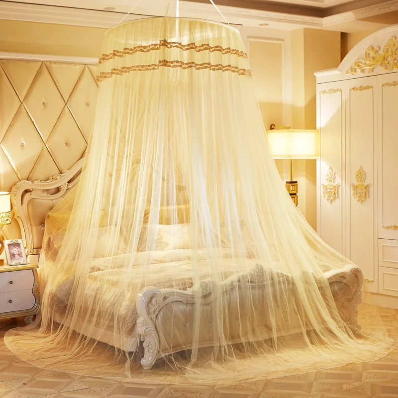 Купольная москитная сетка принцесса ветрозащитная двойная Бытовая Москитная