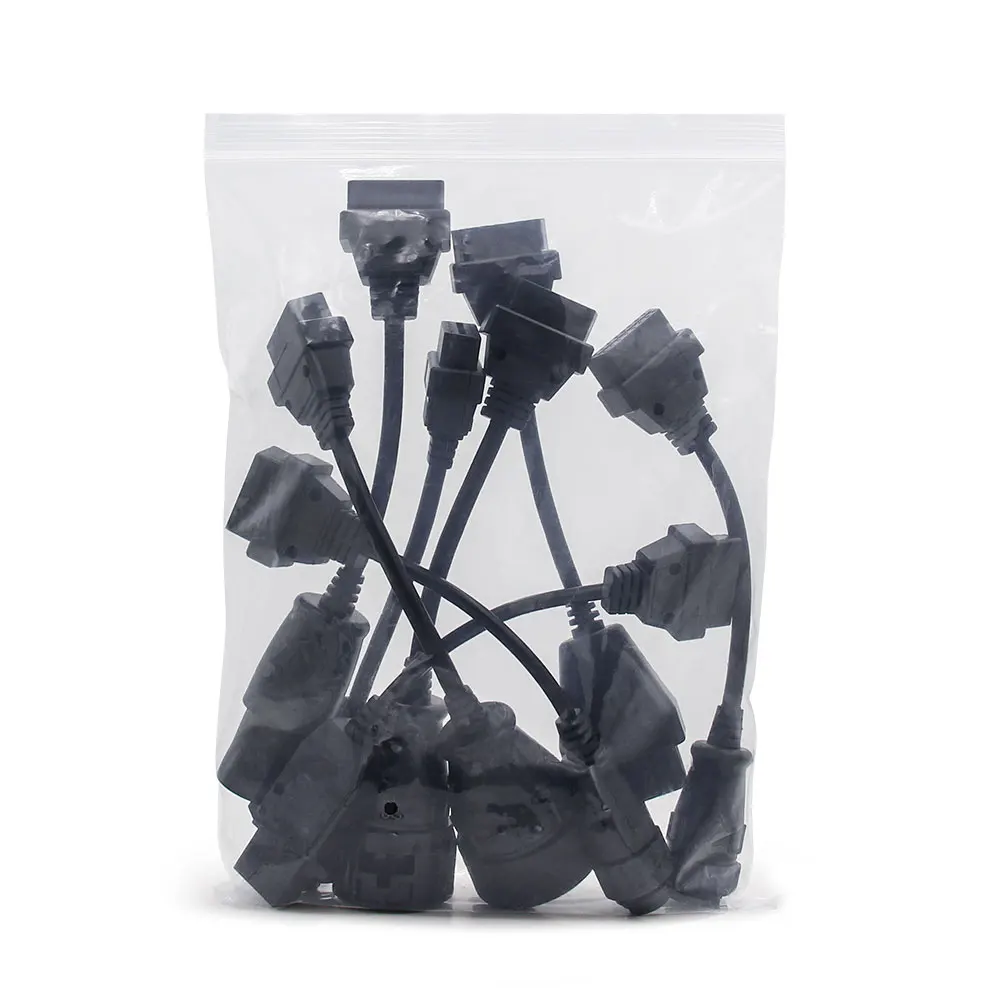 For Scania BMW Full set 8 Car Truck OBD OBD2 Connector Extension Cables to diagnostic Cable for Vol-vo Opel | Автомобили и