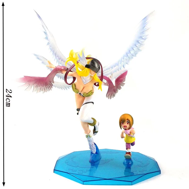 

Angewomon Holy Bolt Anime Digimon Adventure 22CM PVC Anime Action Figurine Collectible Model Toys