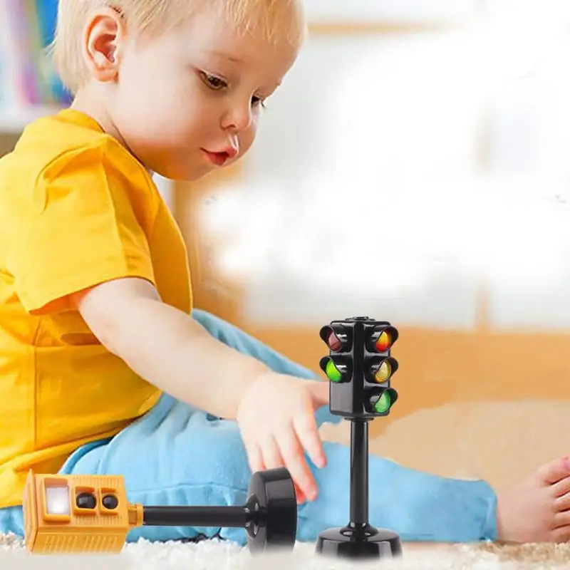 Игра светофора 11 5 см имитация раннего развития игрушки со звуковым сигналом