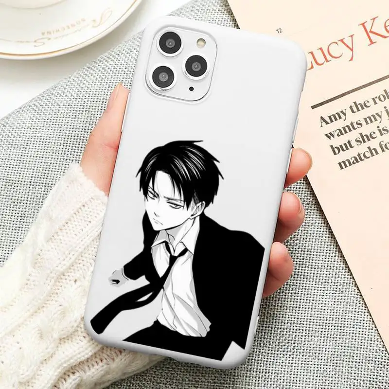 

attack on titan anime Lovely Phone Case Candy Color for iPhone 11 12 mini pro XS MAX 8 7 6 6S Plus X 5S SE 2020 XR