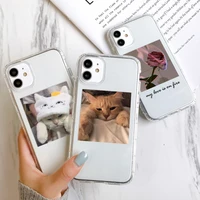 clear phone case for samsung s21 case on samsung note 20 plus s20 fe s10 m31 m51 m11 m21s m42 5g m30s silicone cute cat cover