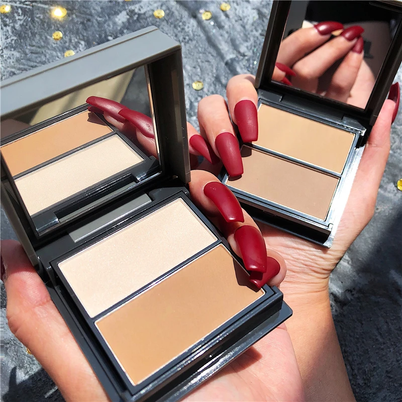 

Face Highlighter Palette Nose Shadow Blusher Light Powder Body Glitter Iluminador Bronzer Maquillage Palette Hairline Corrector