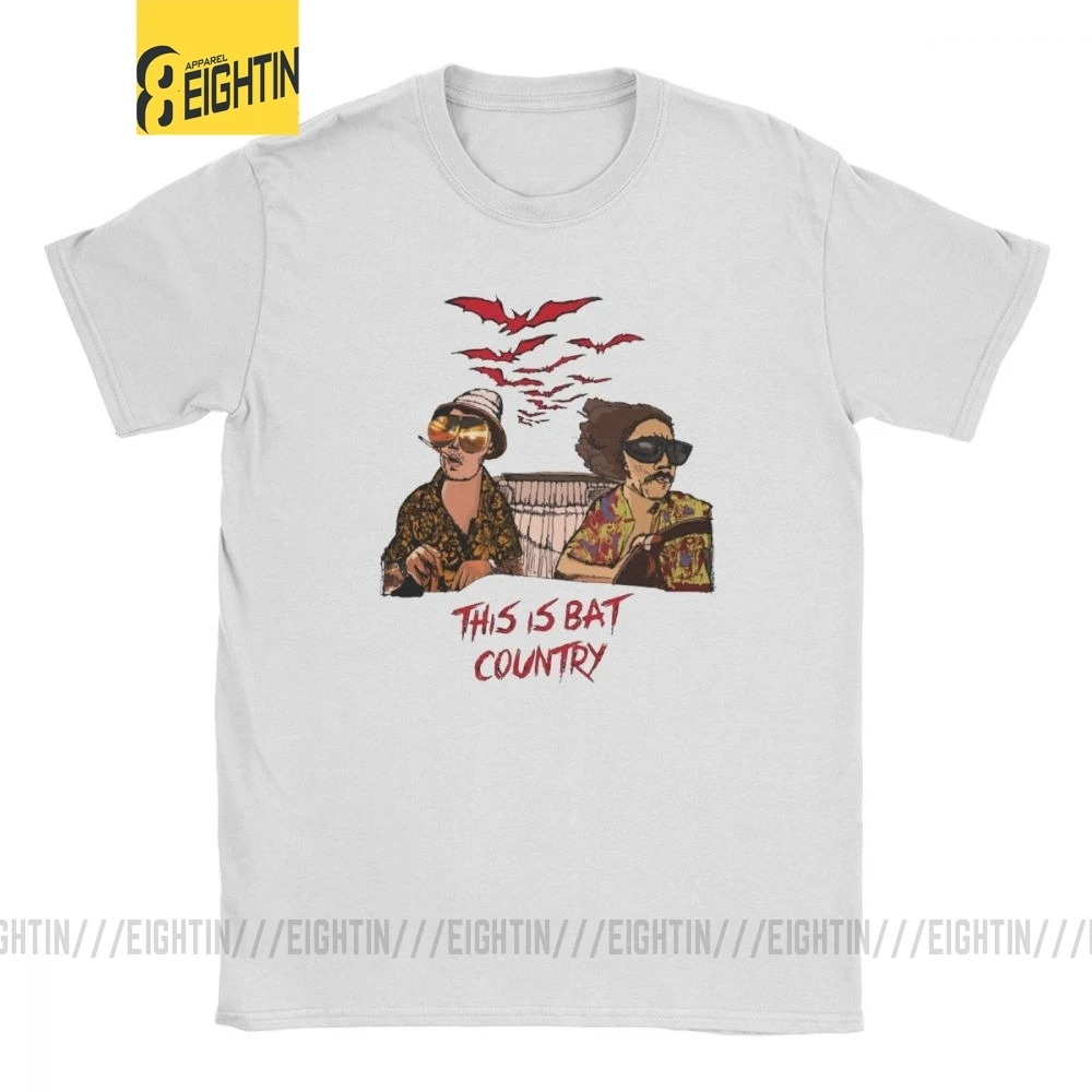 Мужская футболка с надписью летучая мышь страх и потеря в Лас Вегасе хлопковые