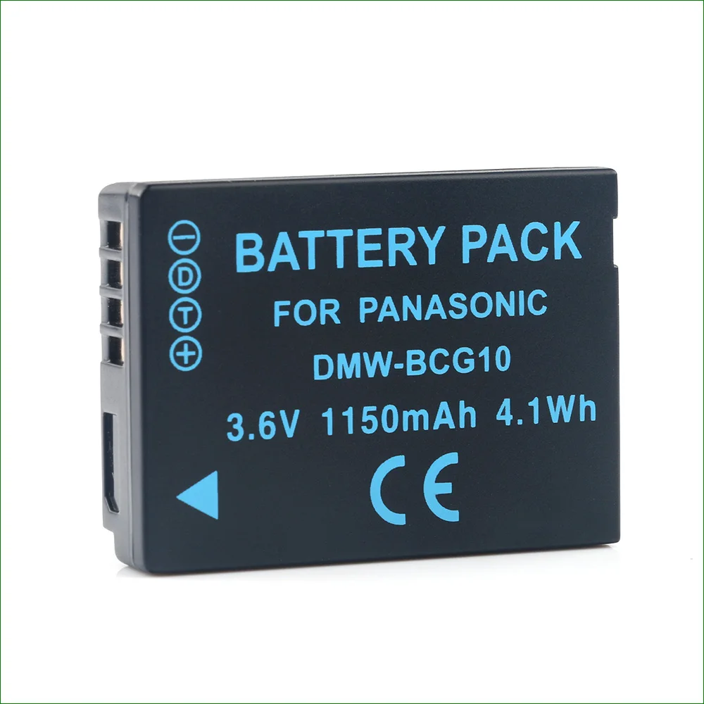 Аккумулятор BCG10E BCG10PP для цифровой камеры Panasonic DMW-BCG10 ZS3 ZS5 ZS6 ZS7 ZS8 ZS10 ZS15 ZS19 3D1 ZR1 ZR3 TZ22
