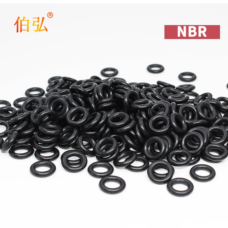 Набор уплотнительных кольце из белого силикона и черной резины NBR для винтов M3 M4 M5 M6 M7 M8 M9 M10 (20 штук)