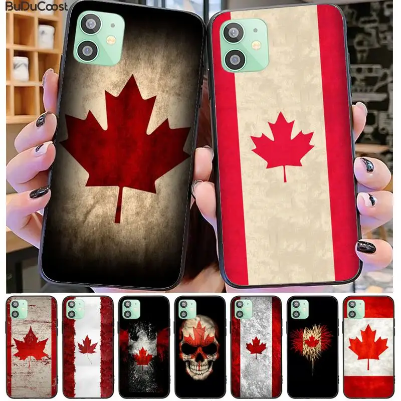 canadian flag soft phone case capa for iphone 11 7 case for iphone 11 pro max x xs xr xs max 8 7 6s plus 5 se case free global shipping