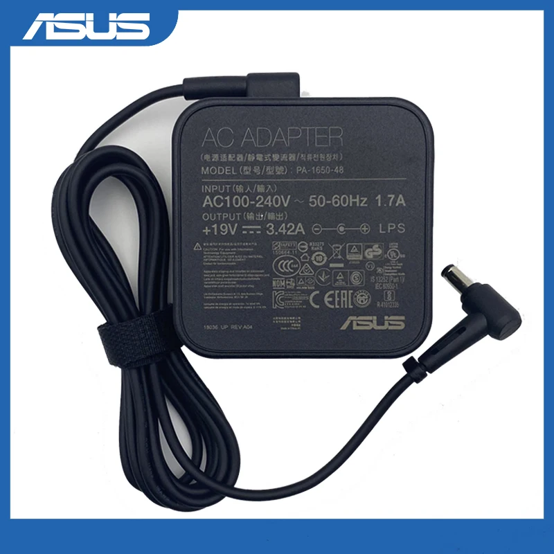 PA 1650 48 19V 3.42A 65W 5 5x2 5mm AC адаптер Зарядное устройство для Asus X551 X551C X551CA X551M X551MA X551MAV X550