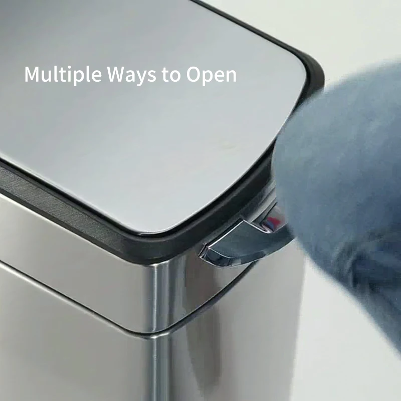 Корзина для мусора из нержавеющей стали 30 л | Дом и сад