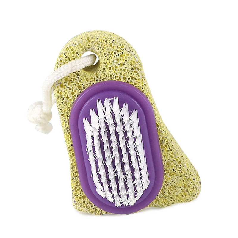 1 шт. Многофункциональный шлифовальный камень для ног двухсторонние потертые