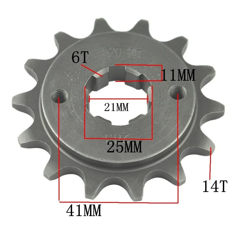 

520 14T 15T Motorcycle Front Sprocket For Honda NSR250 1986-1987 NSR250 MC28 1990-1993 VT250 1983-1988 VTR250 1988 NS250 MC11