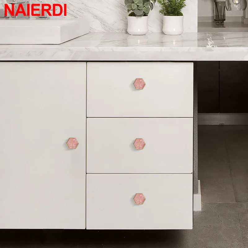 NAIERDI мебельные ручки для шкафов и выдвижных ящиков дверные кухонный шкаф