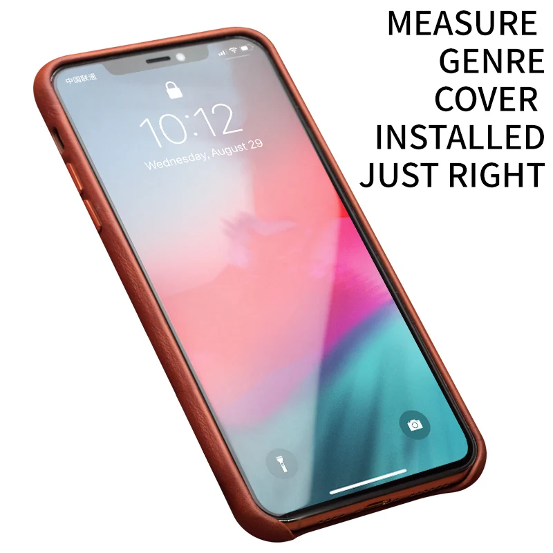 QIALINO чехол для телефона из натуральной кожи iPhone 11Pro Max Модный Роскошный ультра