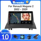 Автомобильный радиоприемник Srnubi Android 10 Carplay для Renault Megane 2 2002 - 2009 мультимедийный видеоплеер 2 Din навигация GPS WIFI DVD