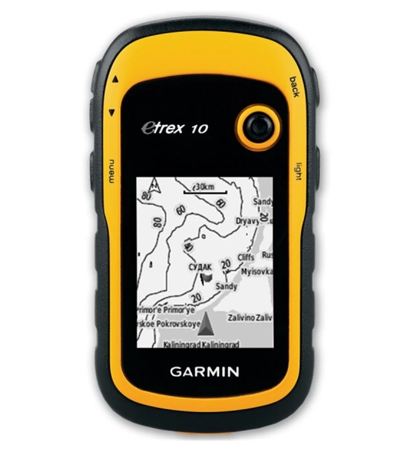 Туристический Gps навигатор Garmin eTrex 10 для леса охоты зимней рыбалки на льду туризма