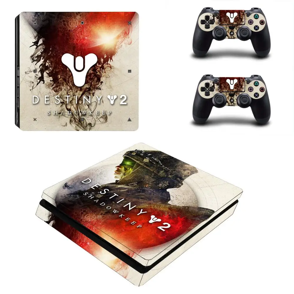 YSP4S-3937 Destiny 2 Shadowkeep PS4 тонкая кожа Наклейка для playstation 4 консоль и контроллер PS4 тонкая кожа Наклейка виниловая - Цвет: YSP4S-3937