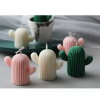 mirror cactus silicone candle mold for handmade desktop decoration gypsum epoxy resin aromatherapy candle silicone mould