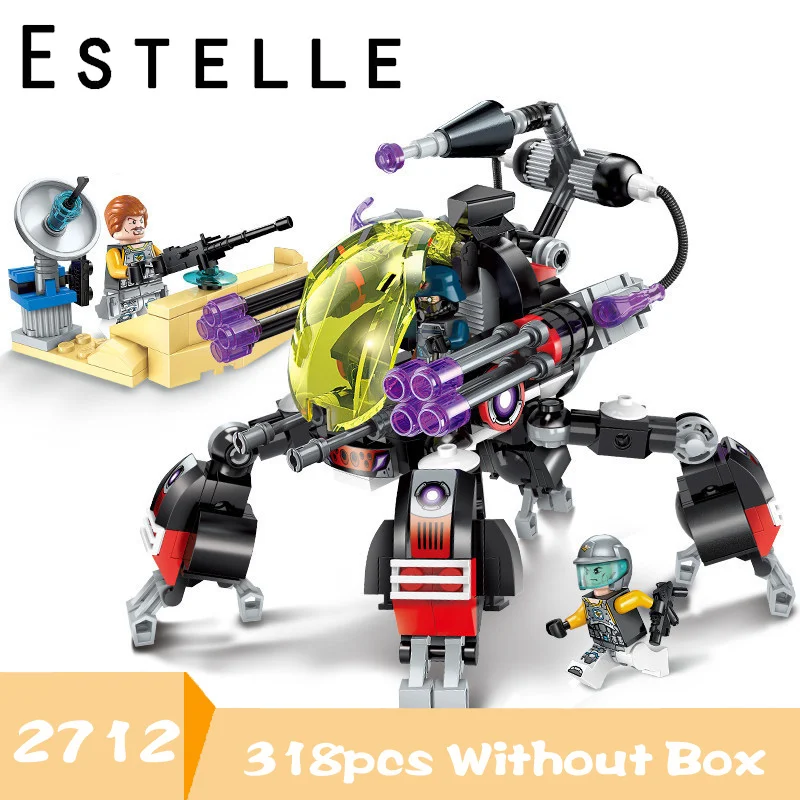 Enlighten строительный блок высокотехнологичная Эра Garma Mecha Man 7 фигурок 1351 шт Развивающие технические Кирпичи Игрушка для мальчика Giftegoings - Цвет: 2712