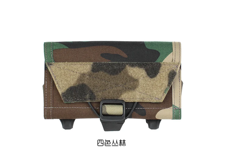 Outdoor Sports Universal MOLLE Mobile Phone Panel Bag Tactical Vest Chest PDA Bag