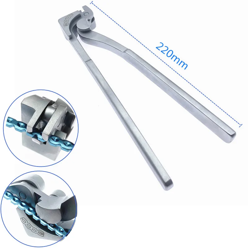AO multifuncional Bender combinaci&oacute;n de alicates para 2,0mm-2,4mm placas instrumentos ortop&eacute;dicos veterinarios-5