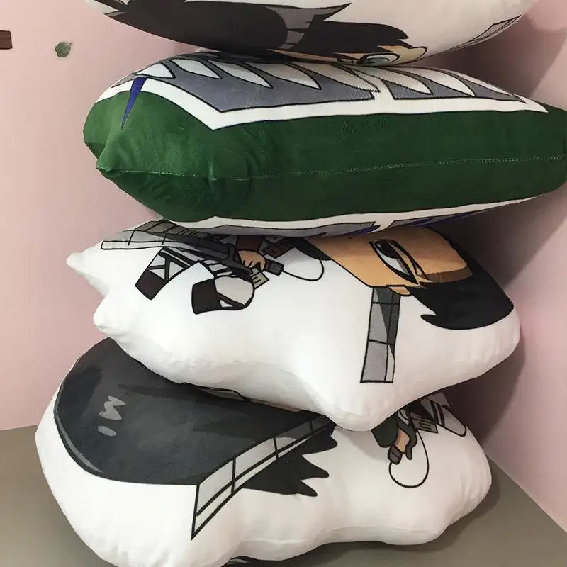 Атака на Титанов Аниме Манга периферийная диванная Подушка Леви Эрен Микаса цзюю