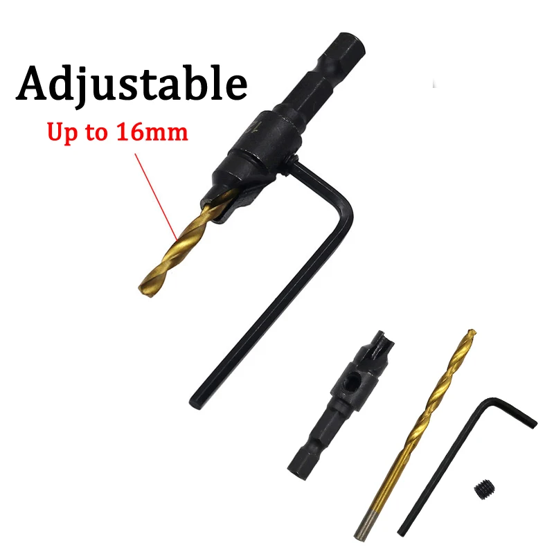 Набор сверл с зенкером из быстрорежущей стали 4/5 шт. | Инструменты