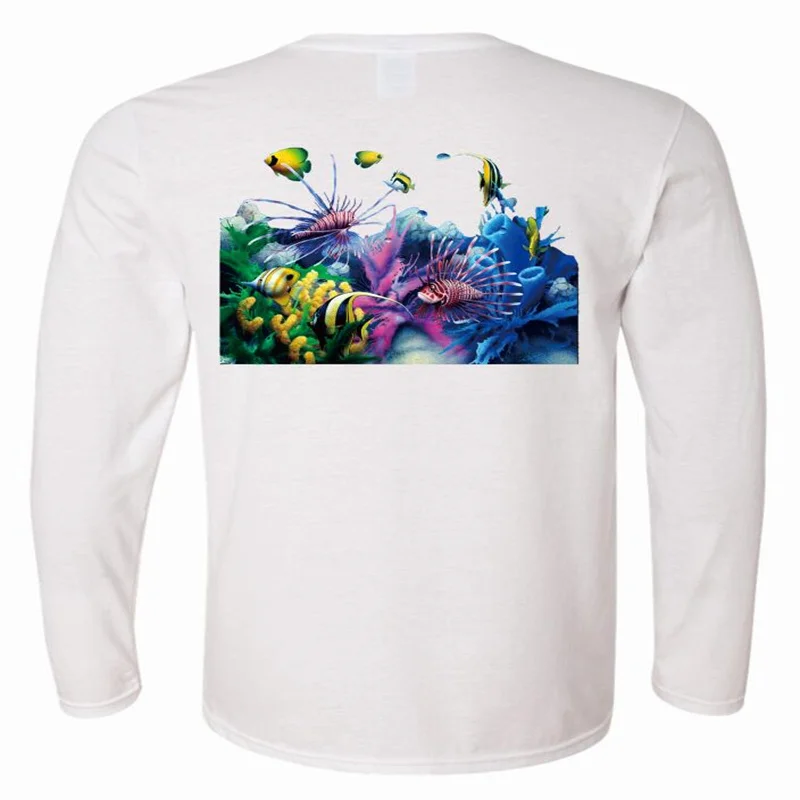 

Custom quick drying moisture absorption and perspiration long sleeve fishing shirts uv outdoor sports t shirt